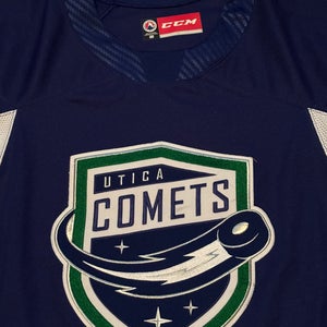 Utica Comets Pro AHL 60G Goalie Cut Jersey Authentic