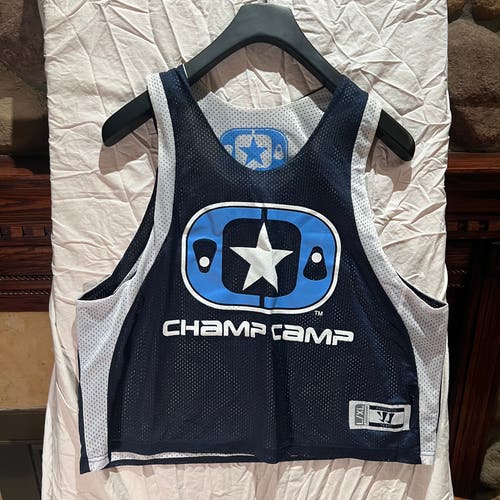 Blue Champ camp Reversible Large/Extra Large Warrior Jersey Pinnie