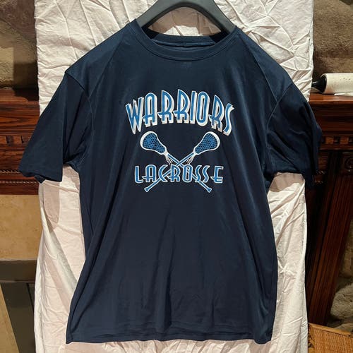 Warriorn Lacrosse Game Jersey Blue Used Large  Jersey