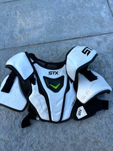 Used Medium STX Cell IV Shoulder Pads