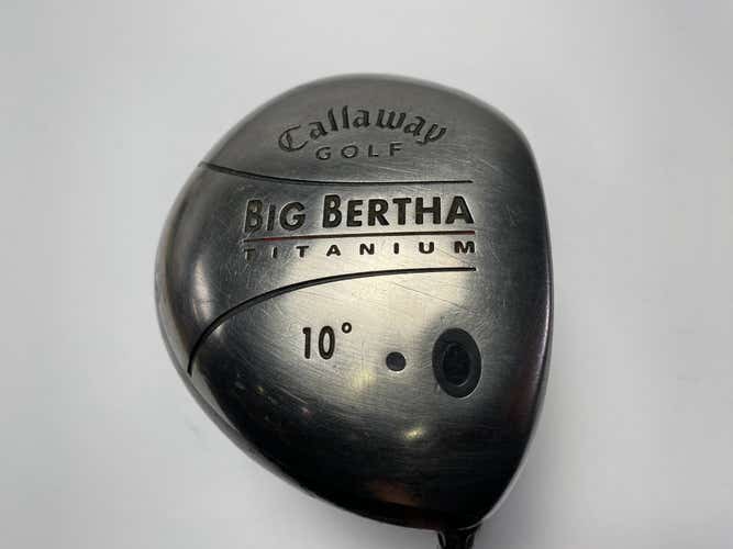 Callaway Big Bertha Titanium Driver 10* RCH 65w Regular Graphite Mens RH