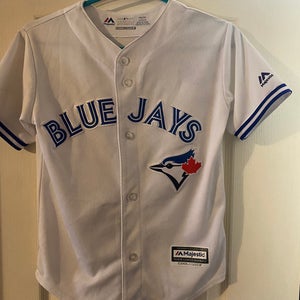 Blue Jays Biggio #8 Majestic Jersey Youth Small (8) White