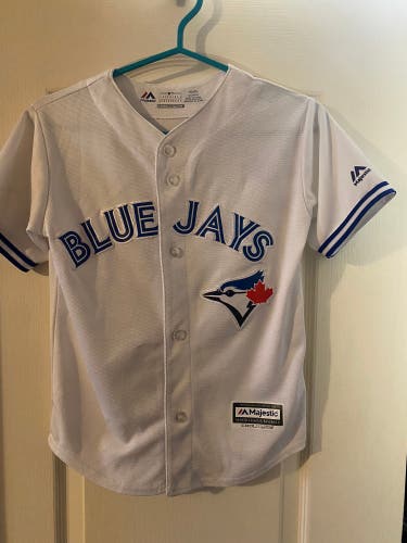 Blue Jays Biggio #8 Majestic Jersey Youth Small (8) White