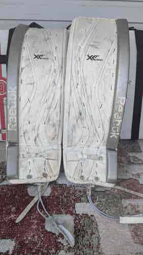 Used 34+2" Reebok XLT Goalie Leg Pads