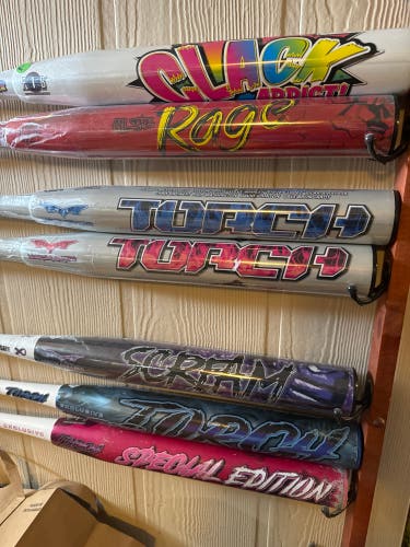 Various Slow Pitch Softball Bats. Can Send More Pics Upon Request