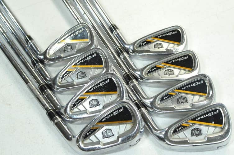 Wilson FG Tour V4 Forged 4-PW,GW Iron Set Right X-Stiff KBS Tour Steel # 180320