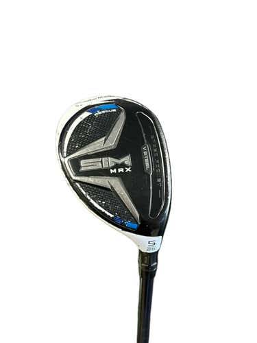 Used Taylormade Sim Max 5 Hybrid Senior Flex Graphite Shaft Hybrid Clubs