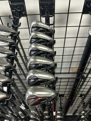 Used Cobra Aerojet 5i-pw Regular Flex Graphite Shaft Iron Sets