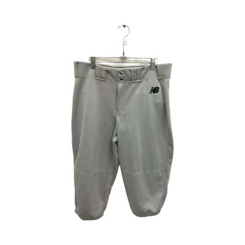 Used New Balance Mens Large Grey Knickers Baseball And Softball Bottoms