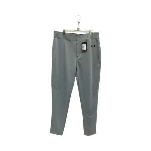 New Under Armour Grey Adult Xl Ob Baseball And Softball Bottoms