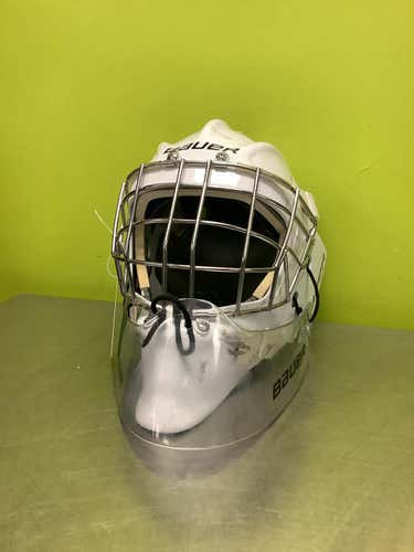 Used Bauer 950x Goal Mask Md Goalie Helmets And Masks