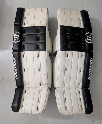 Used 28" Warrior Ritual G3 Goalie Leg Pads