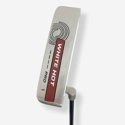 Odyssey White Hot Pro 1 Putter Right Handed Steel Shaft 34.5” With Headcover