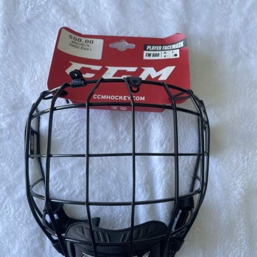 Brand New CCM FM680 SIZE LARGE PLAYER FULLMASK FOR ICE HOCKEY HELMET