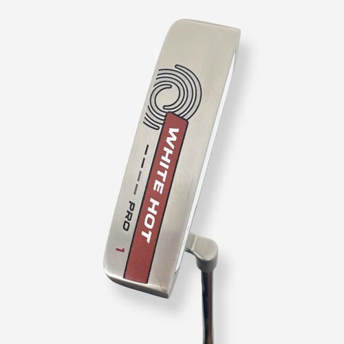 Odyssey White Hot Pro 1 Putter Right Handed Steel Shaft 34.5” With Headcover