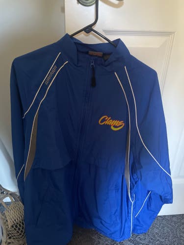 Vintage Clams windbreaker jacket Large Lacrosse