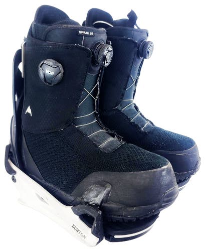 Used $650 Men's Burton Step On Swath Boa Snowboard Boots and Bindings Size 8