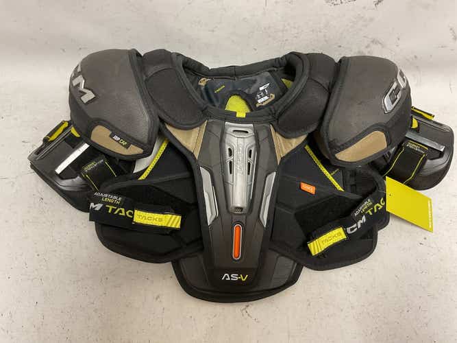 Used Ccm Tacks As-v Lg Hockey Shoulder Pads