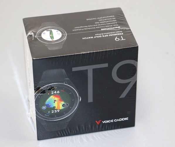 Voice Caddy T9 GPS Watch Green Undulation And Slope Black Brand New