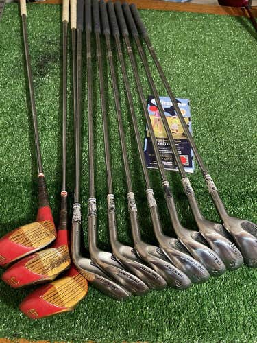 Classic Maxfli Full Set (Driver, 3W, 5W, 3-PW Irons) Regular Steel Shafts