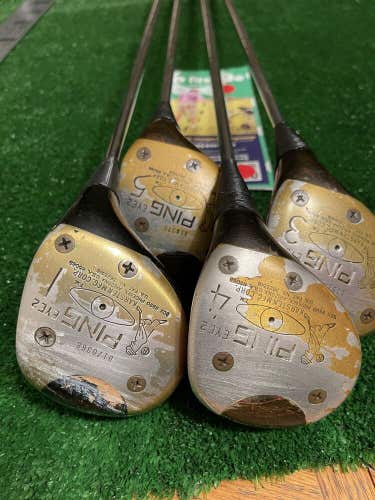 Ping Eye Black Dot Karsten Heel-Toe Balance Driver 3,4,5 Woods Set ZZ Lite Steel