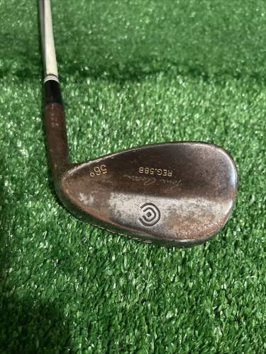 Cleveland Reg 588 RAW SW 56* Sand Wedge With Steel Shaft