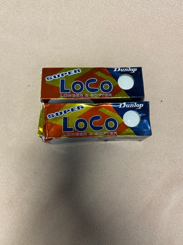 New Dunlop Loco Balls 2 Pack-6 balls