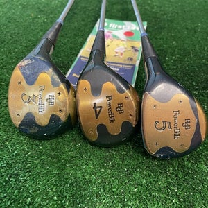 PowerBilt Countess Woods Set 3-4-5 Ladies Flex Steel