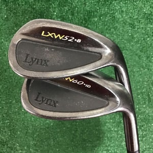 Lynx LXW Wedge Set 52* And 60* Stiff Steel Shafts