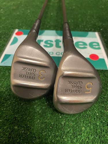 Cobra Steel Classic & Baffler Steel Classic 3-5 Woods Set Firm Graphite