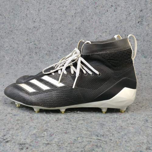 Adidas Adizero 8.0 SK Football Cleats Mens Size 12 Black Shoes D97642 NO INSOLES