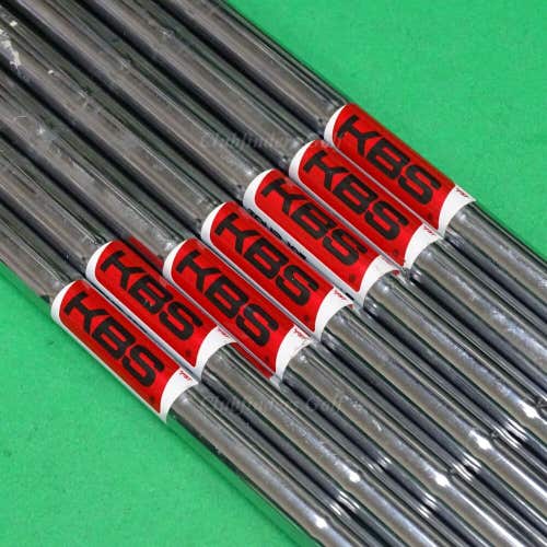 KBS Tour 105 .355 Stiff Flex Pulled Steel Iron Shafts SET OF 7