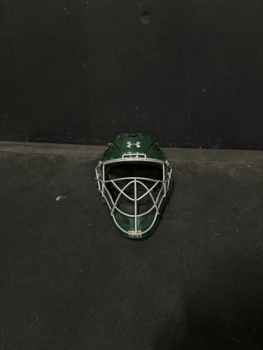 Green Under Armour Catcher's Mask