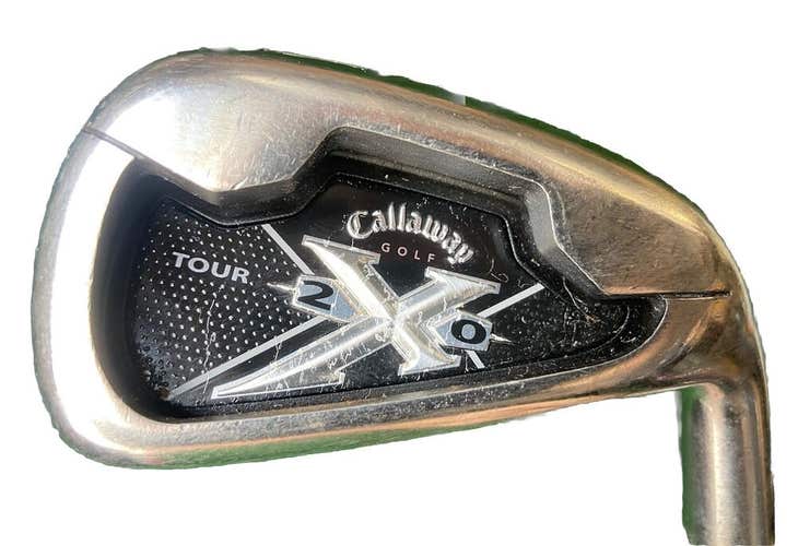 Callaway X-20 Tour 6 Iron RH Project X 6.0 Flighted Stiff Steel 37" New Grip