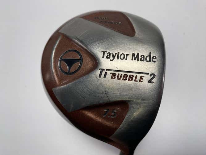 TaylorMade Ti Bubble 2 Driver 7.5* Bubble 2 S-90 Stiff Graphite Mens RH