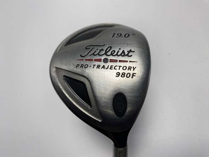 Titleist 980 F 5 Fairway Wood 19* 4375 Regular Graphite Mens RH Midsize Grip