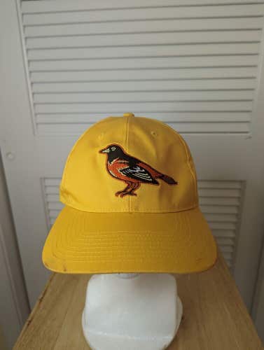 Retro Baltimore Orioles Yellow Twins Enterprise Snapback Hat MLB