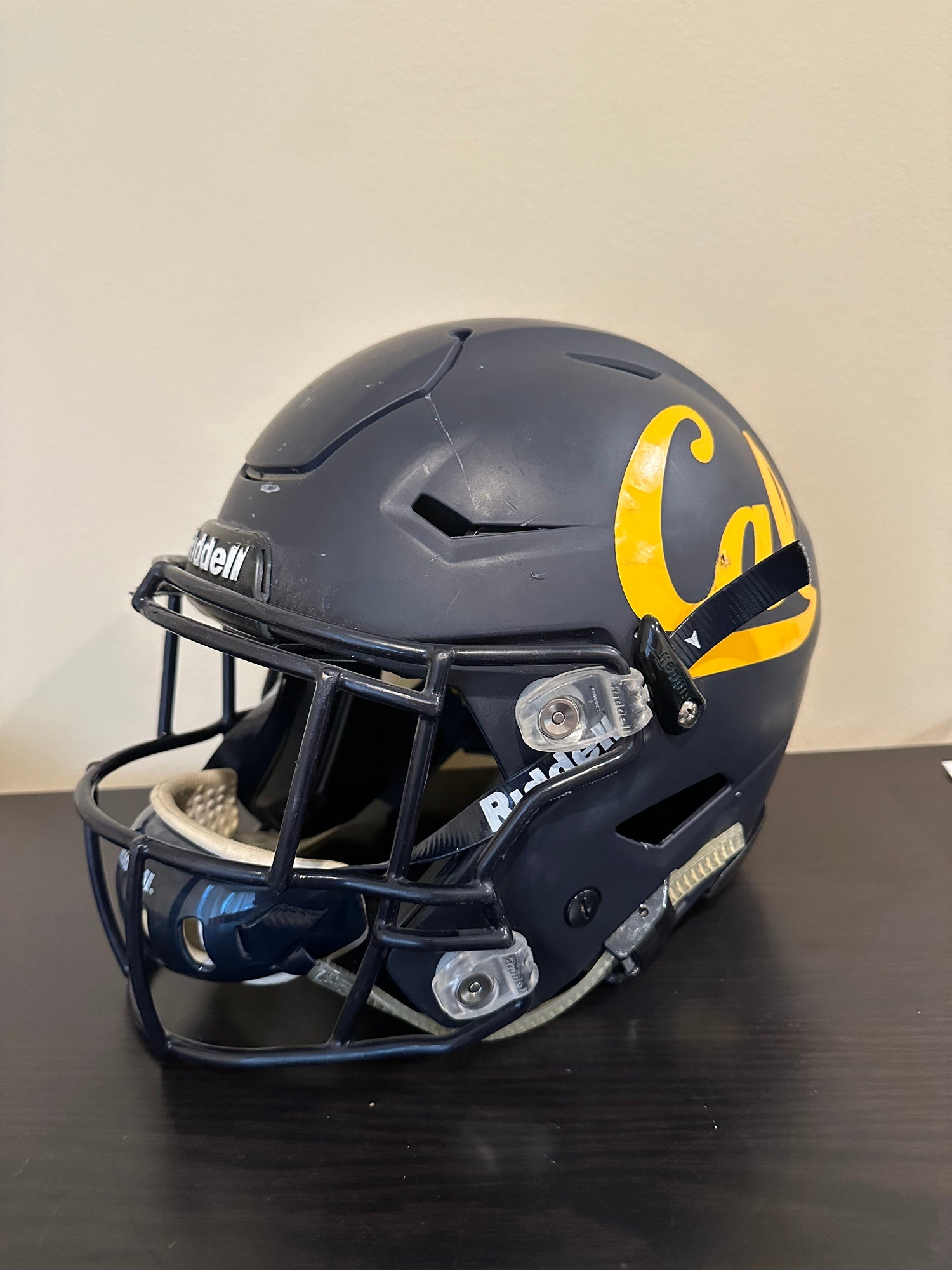 berkeley football helmet California (CAL) Golden Bears Riddell Speed Replica Full Size scale replica of one of the most popular new helmet introductions in Riddells history Schutt Sports Schutt Sports 720106400