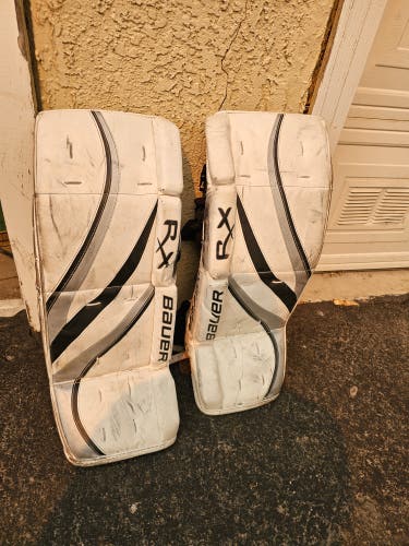 Used 28" Bauer RX4 Goalie Leg Pads