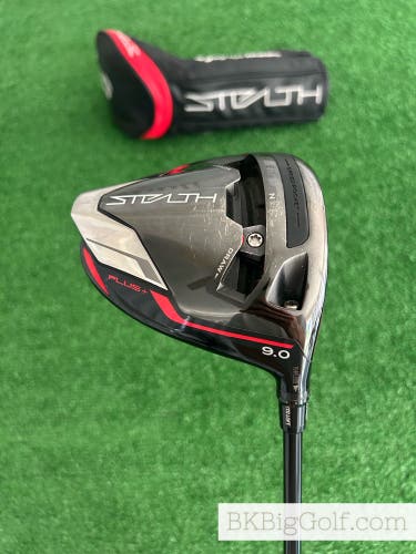 Taylormade Stealth Plus+ 9.0 Driver w Headcover / Stiff