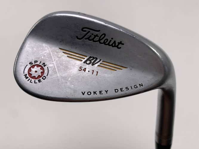 Titleist Vokey Spin Milled Chrome 2009 Sand Wedge SW 54* 11 Bounce Wedge RH