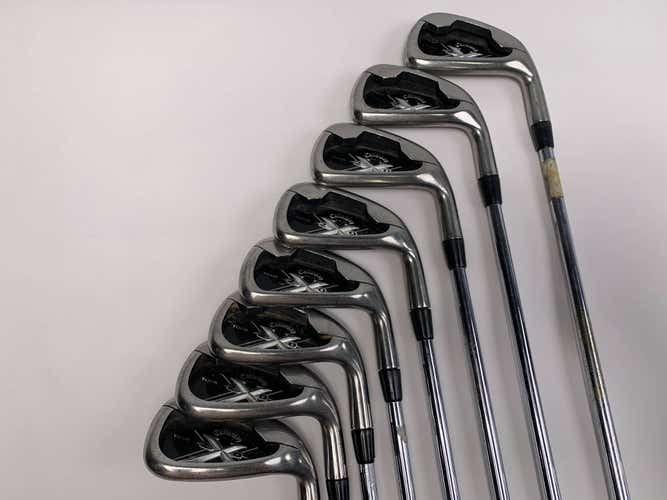 Callaway X-20 Tour Iron Set 3-PW 2* Up Precision Rifle Flighted 6.0 Stiff RH