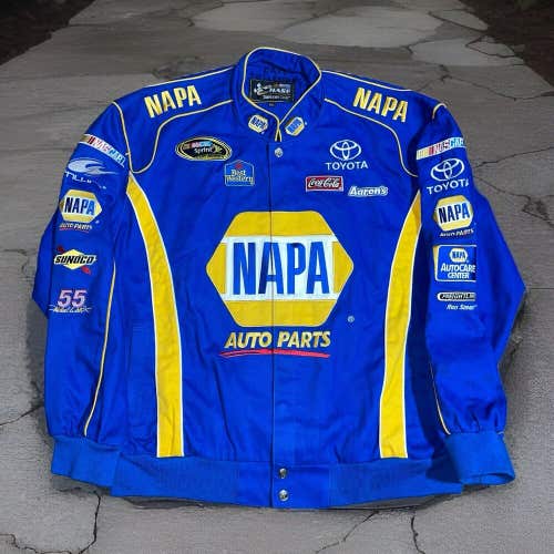 Vintage Chase Authentics NAPA Michael Waltrip #15 NASCAR Racing Jacket Size 3XL