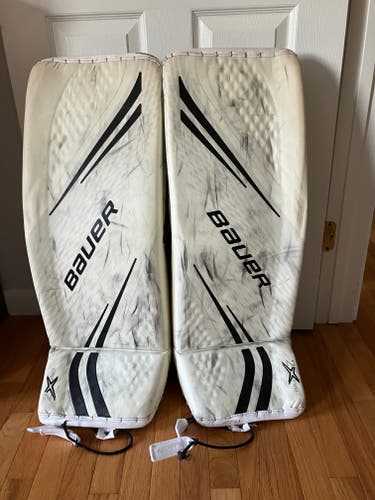 Used Small Bauer Vapor 2X Pro Goalie Leg Pads