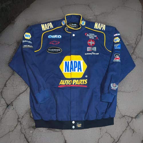 Vintage Chase Authentics NAPA Dale Earnhardt NASCAR Racing Jacket Mens Size 3XL