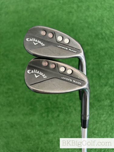 Callaway Jaws Raw Black 2 Wedge Set (54 & 58 Degrees)