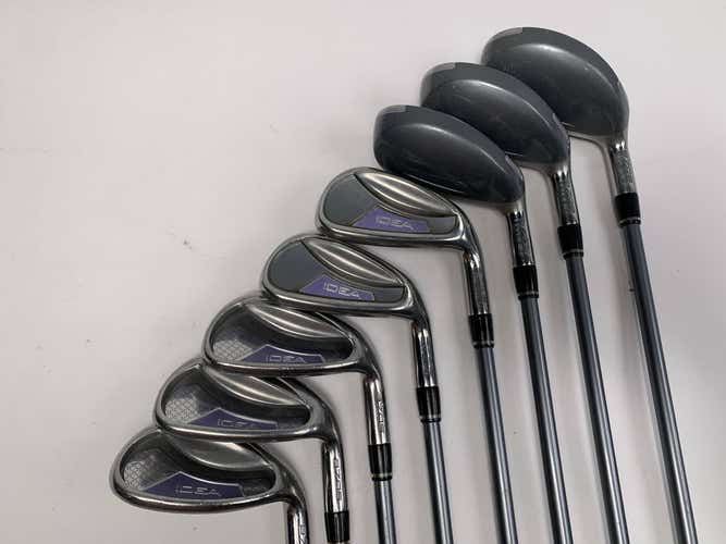 Adams Idea A7 OS Iron Set 4-PW+SW Grafalloy Idea Ladies Graphite Womens RH