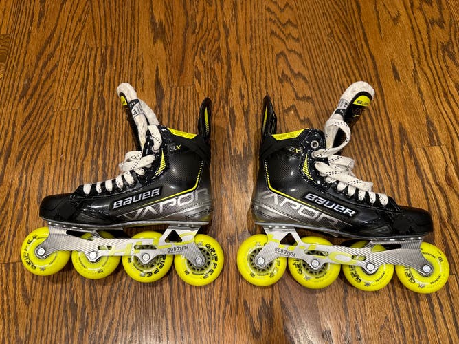 New  Bauer Wide Width Size 6.5 Vapor 3x Inline Skates