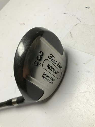 Used Toski Golf 3 Wood Graphite Regular Golf Fairway Woods