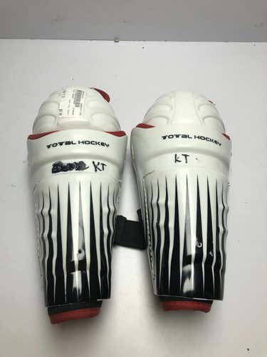 Used Total Hockey 10" Ice Hockey Shin Guards